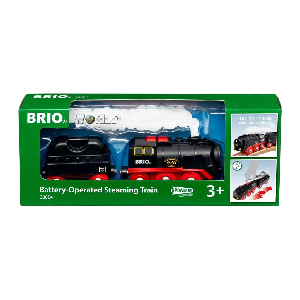 BRIO Spiel Batterie-Dampflok mit Wassertank