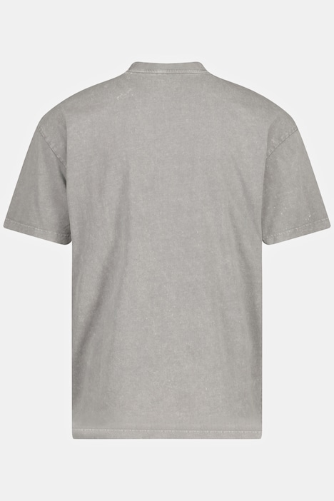 STHUGE T-Shirt, Halbarm, oversized, acid washed, bis 8 XL