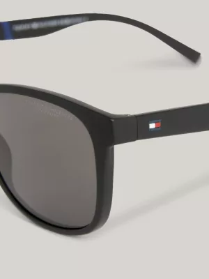 Óculos de Sol Ovais com Textura Polo Piquet