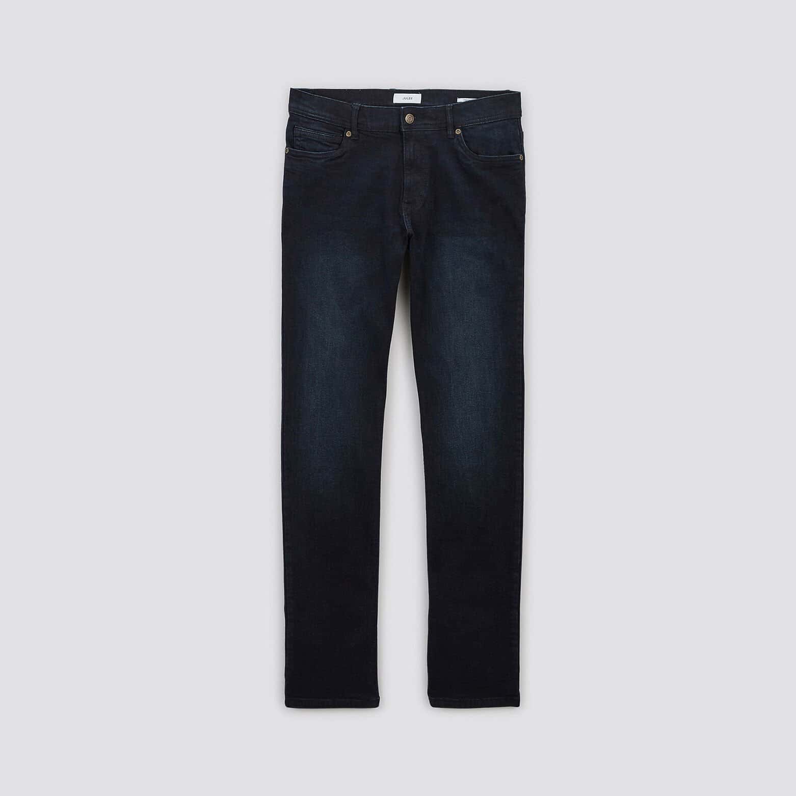 Jean regular en coton recyclé waterless Bleu
