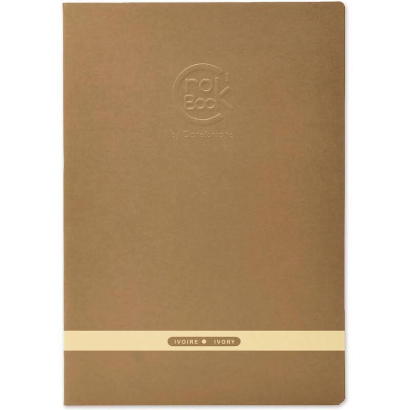 Crok'Book carnet piqué 24F A4 90g papier ivoire F - Aléatoire