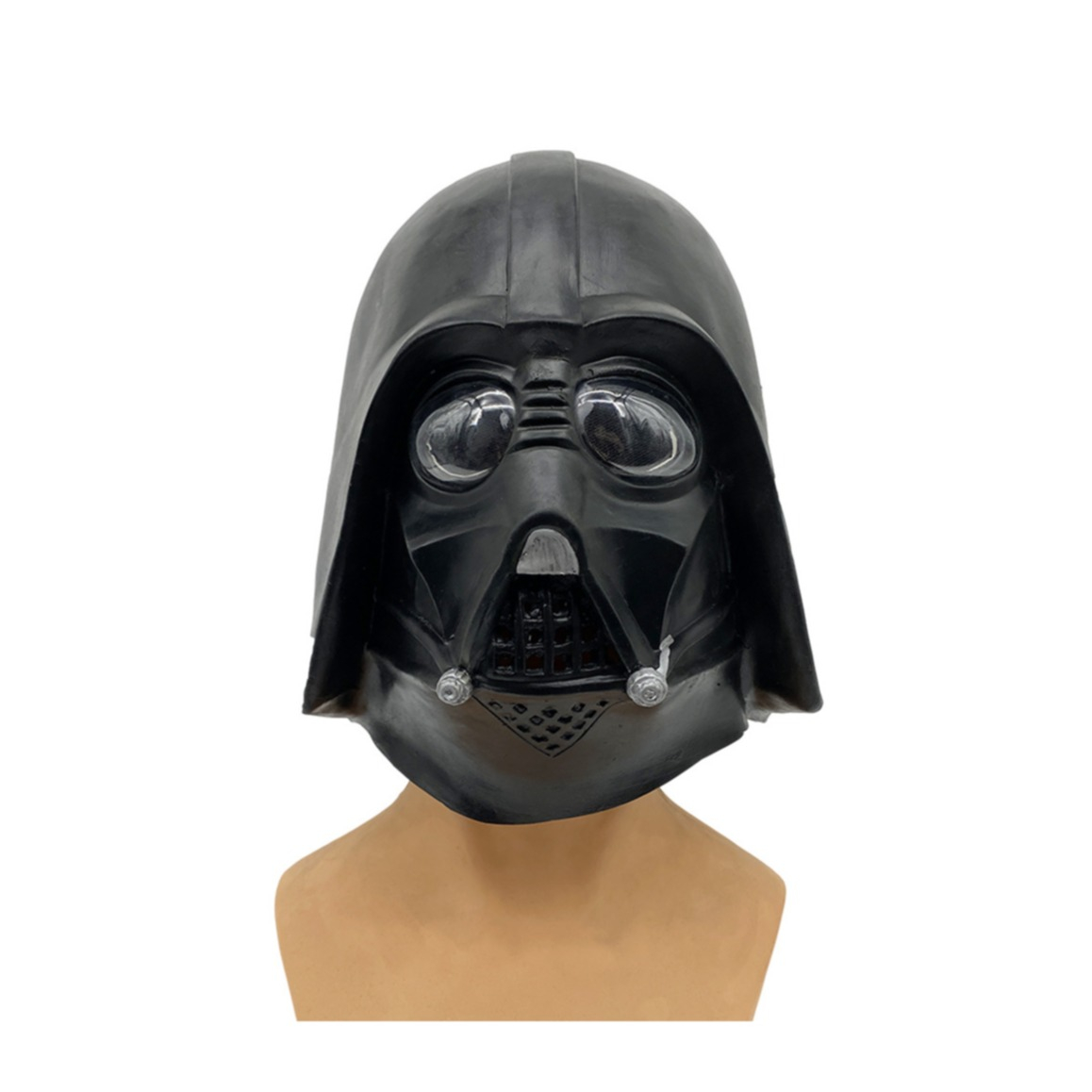 Latex Maske Fasnachts Gesichtsmaske Kostüm Zubehör Motto Party Accessoire Halloween Foto Requisite - Dunkler Lord