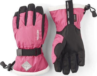 Hestra Gauntlet Czone JR Hanske, Fuchsia/Ivory