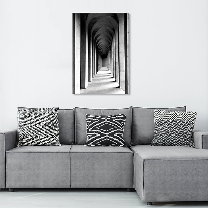 Toile ardes noir et blanc 70 x 100 cm