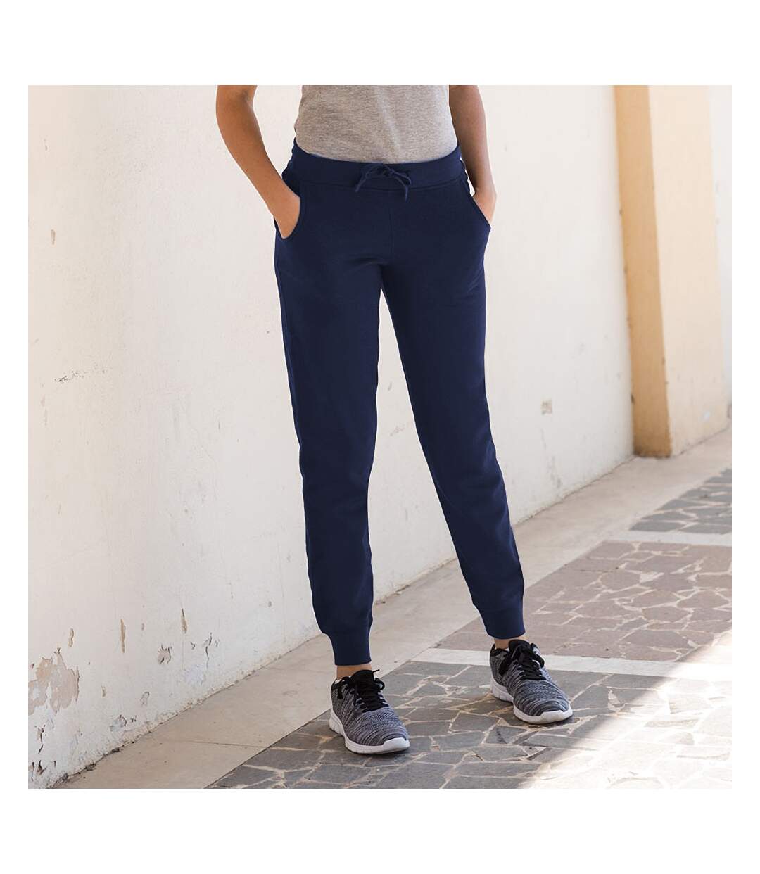 Skinnifit - Pantalon de sport ajusté - Femme (Bleu marine) - UTRW4733