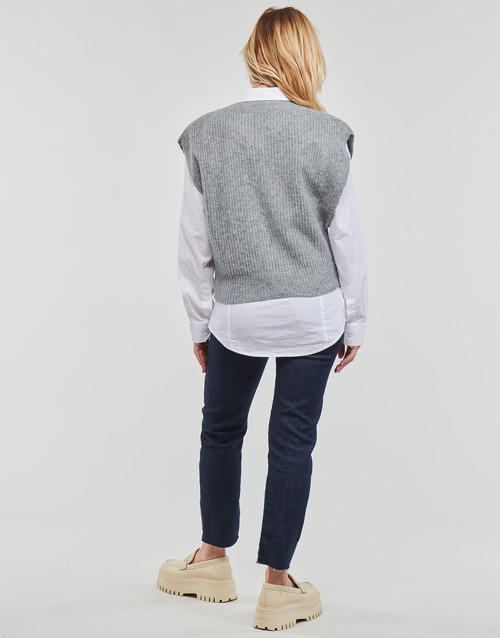 Esprit - SLEEVLES FK TOP - MEDIUM GREY