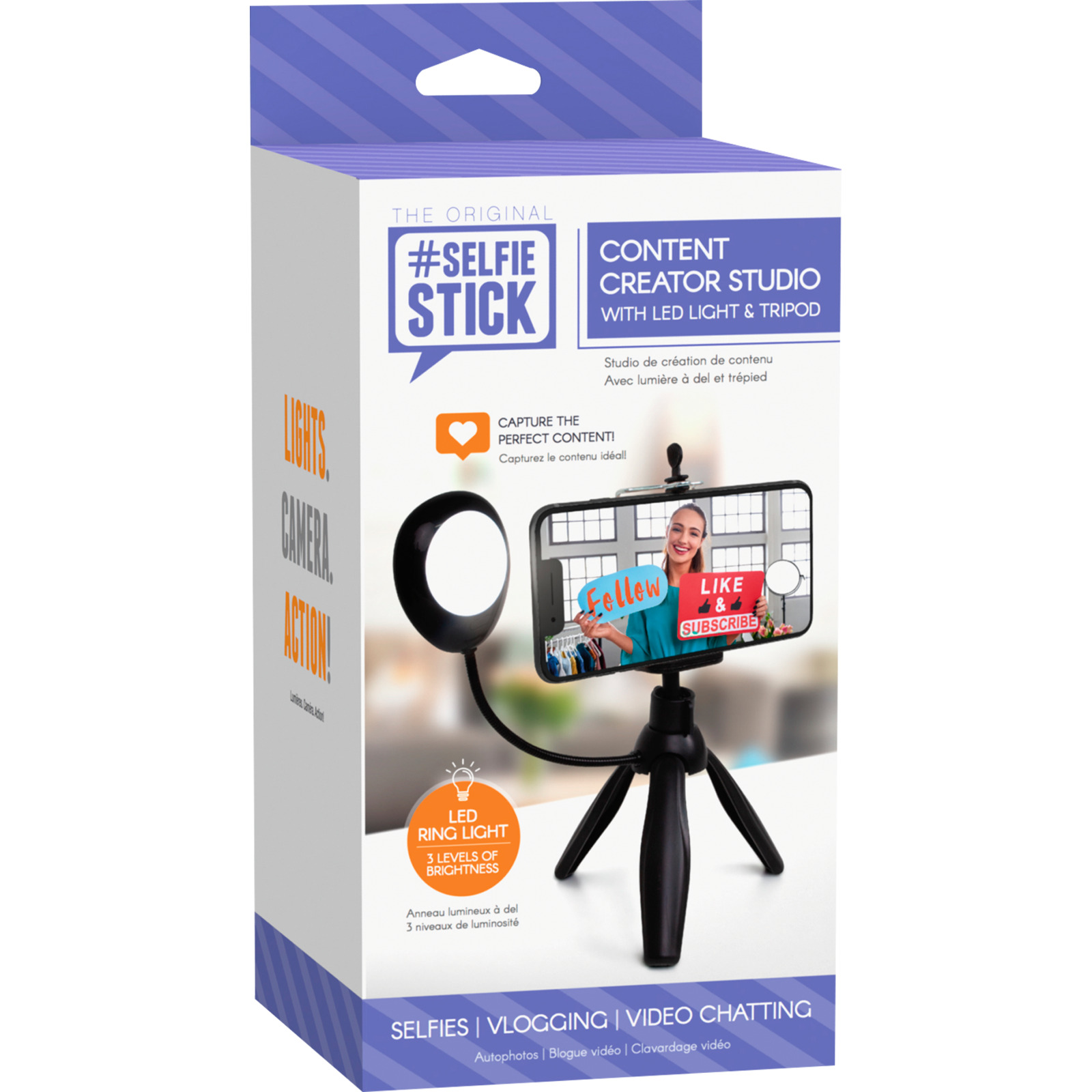 Content Creator Studio-Stativ/Ringlicht
