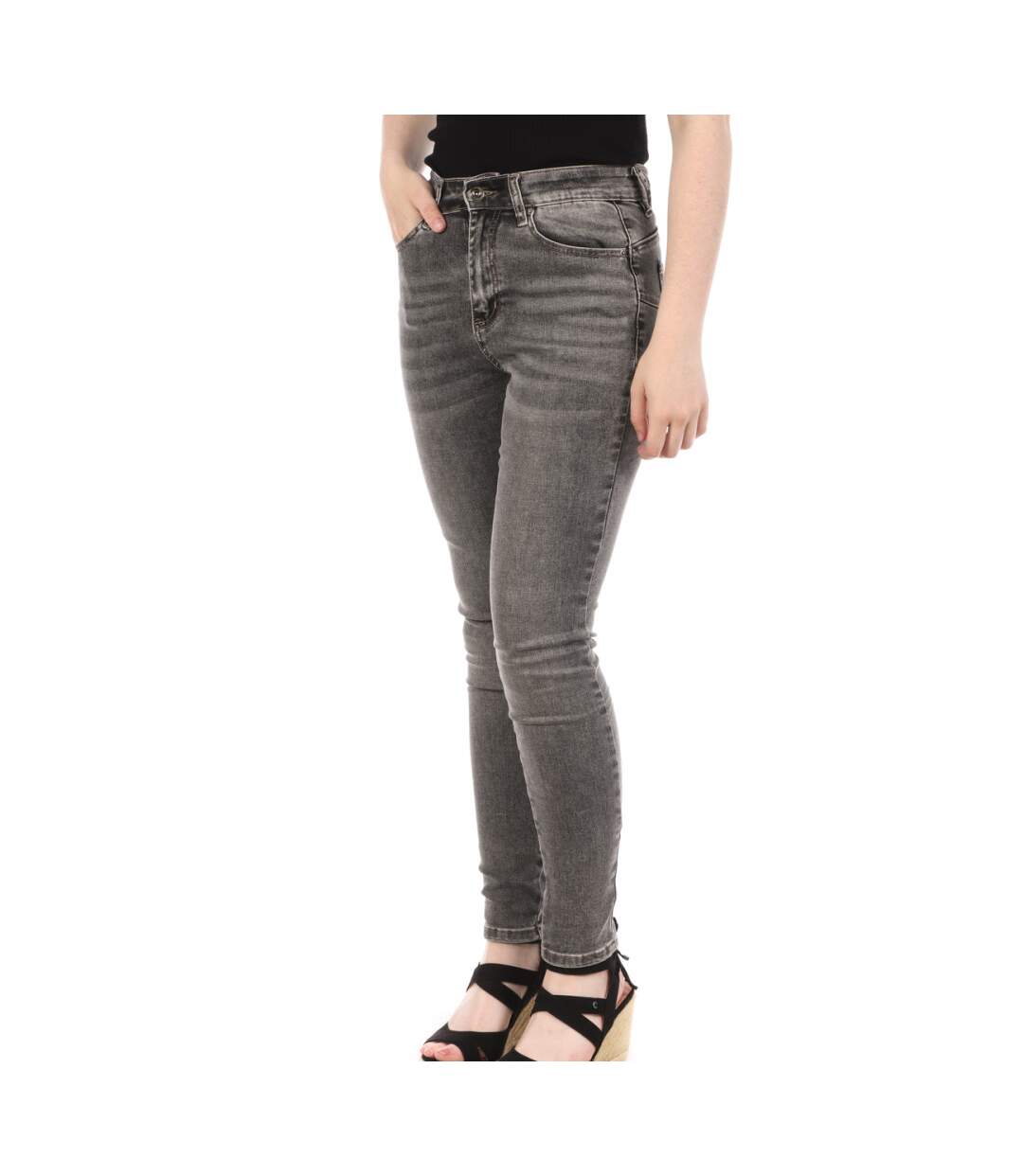 Jean Skinny Gris Femme Monday Premium Collaskin