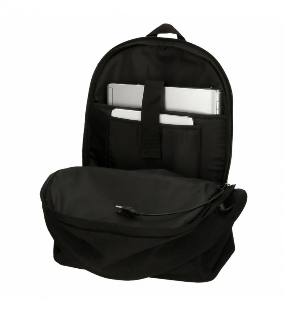 Pepe Jeans Mochila 6332421 negro  -31x44x17.5cm