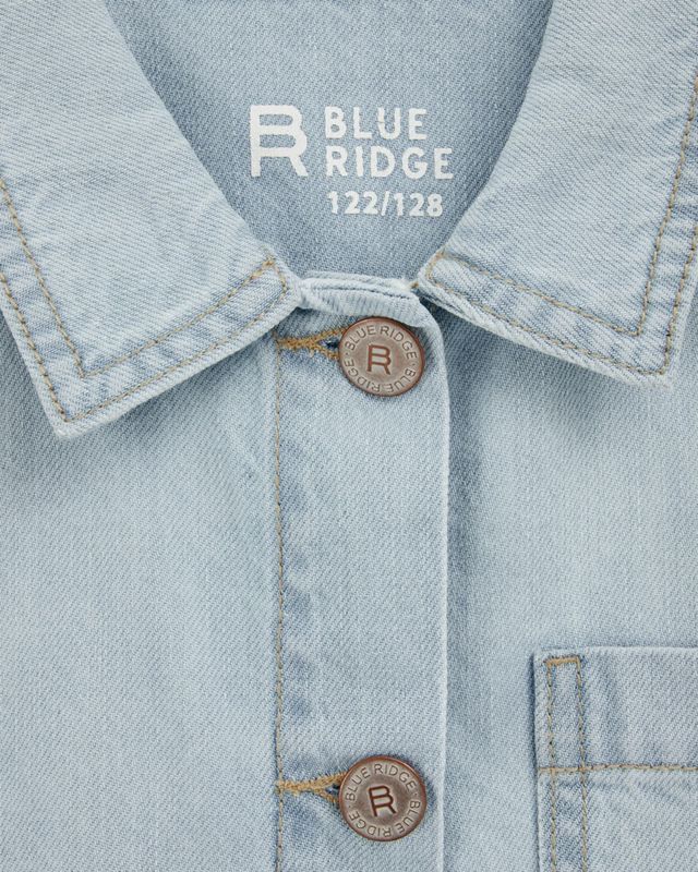 Jacks - Denim Jack - Effen - Gedeeltelijk Gevoerd - Losse Pasvorm