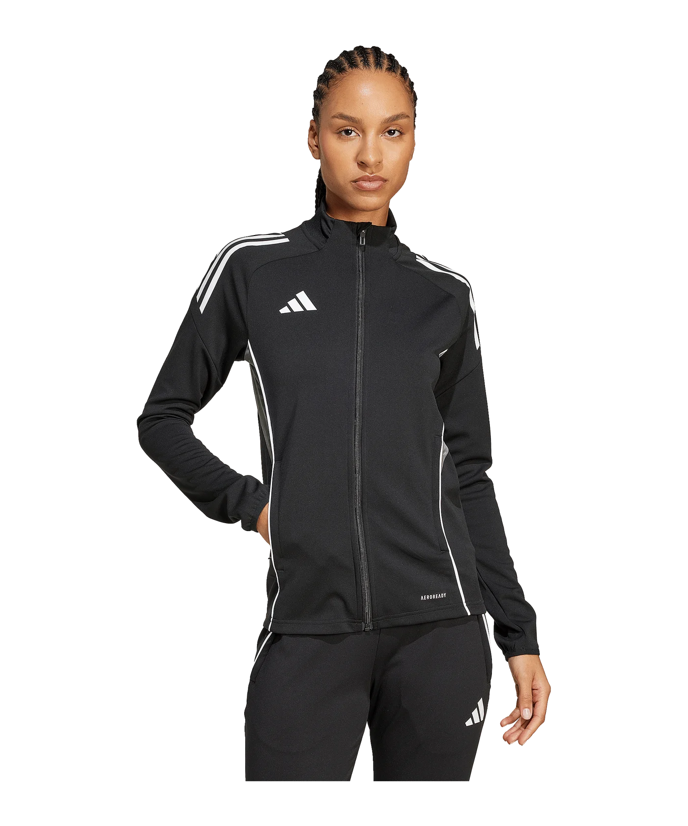 adidas Tiro 25 Competition Trainingsjacke Damen Schwarz
