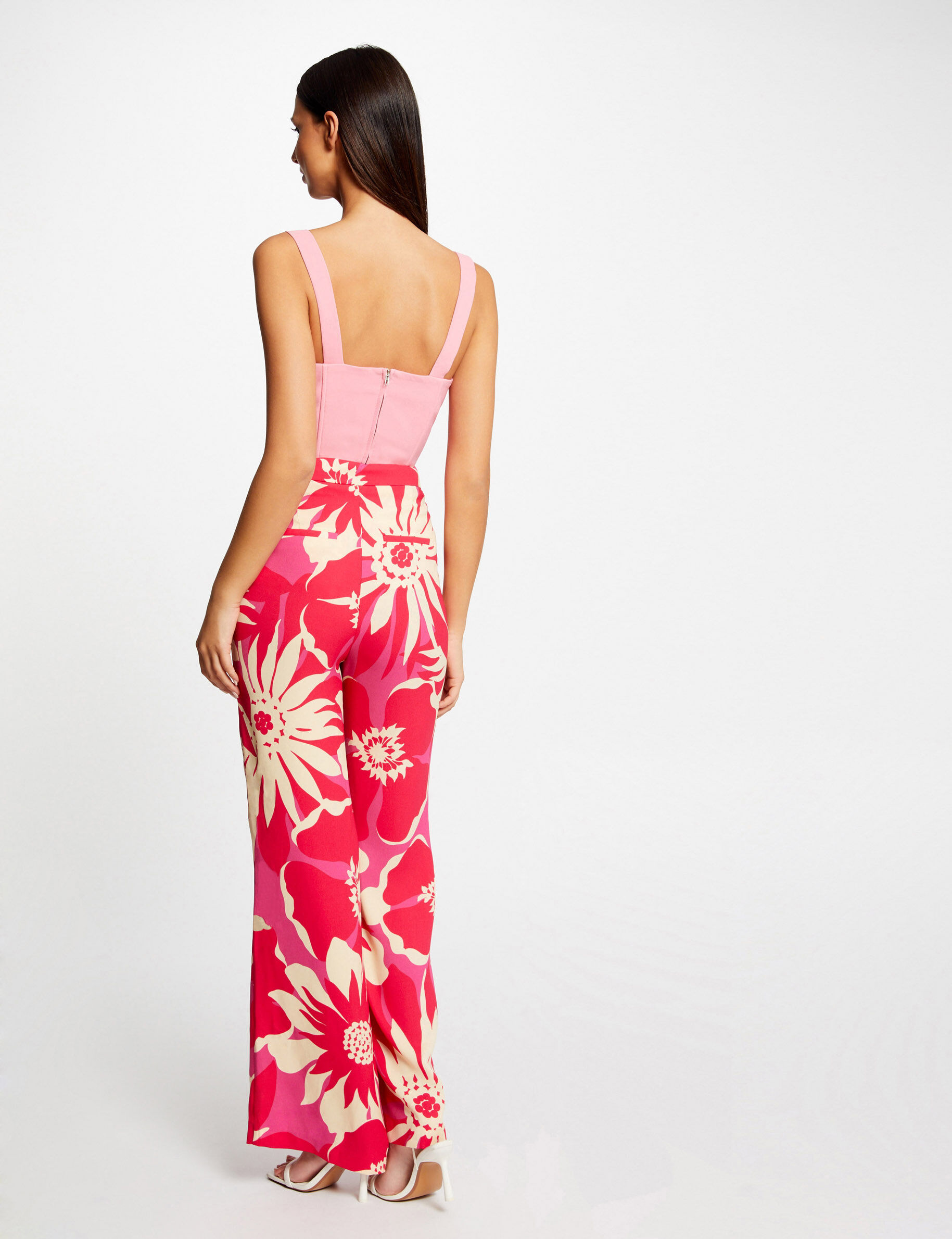 Bustier bretelles larges rose clair femme - rose_clair