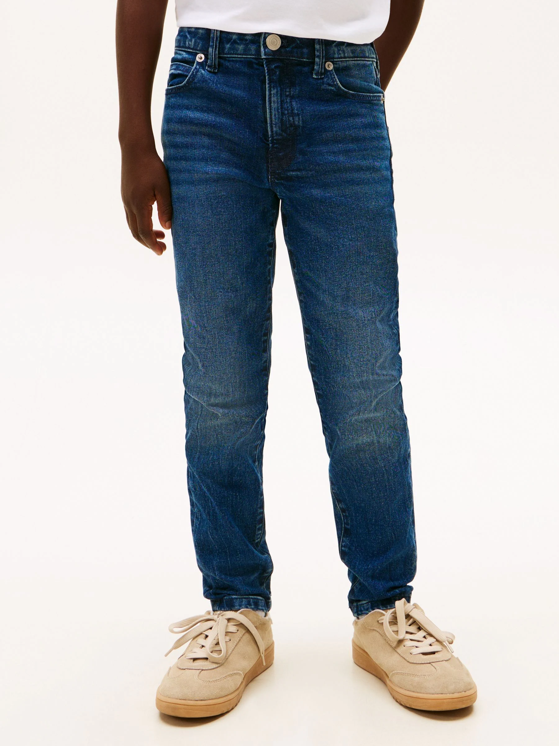 Tommy Hilfiger Faded Straight Leg Jeans