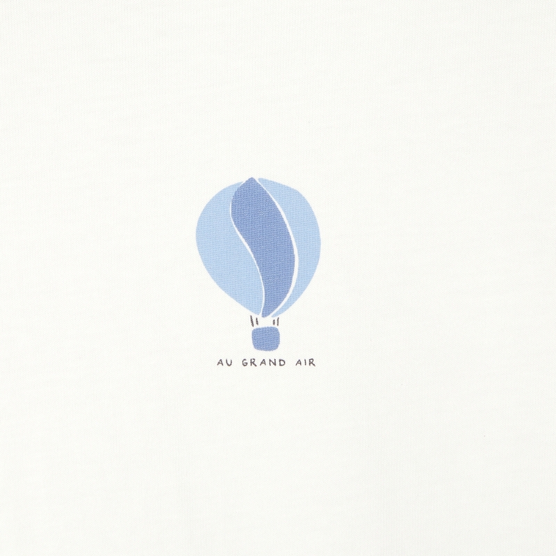 T-shirt manches courtes en coton bio bleu mixte Absorba