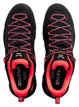 Chaussures de Randonnée Femme Salewa Wildfire Leather Gore-Tex Noir/Rose