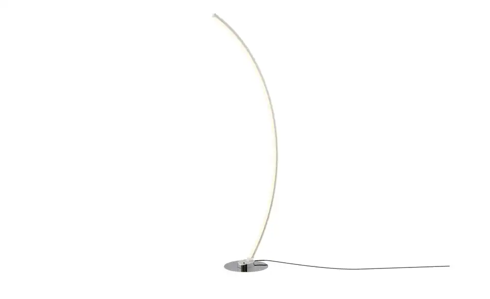 KHG LED-Stehleuchte, chrom mit Farbwechsler