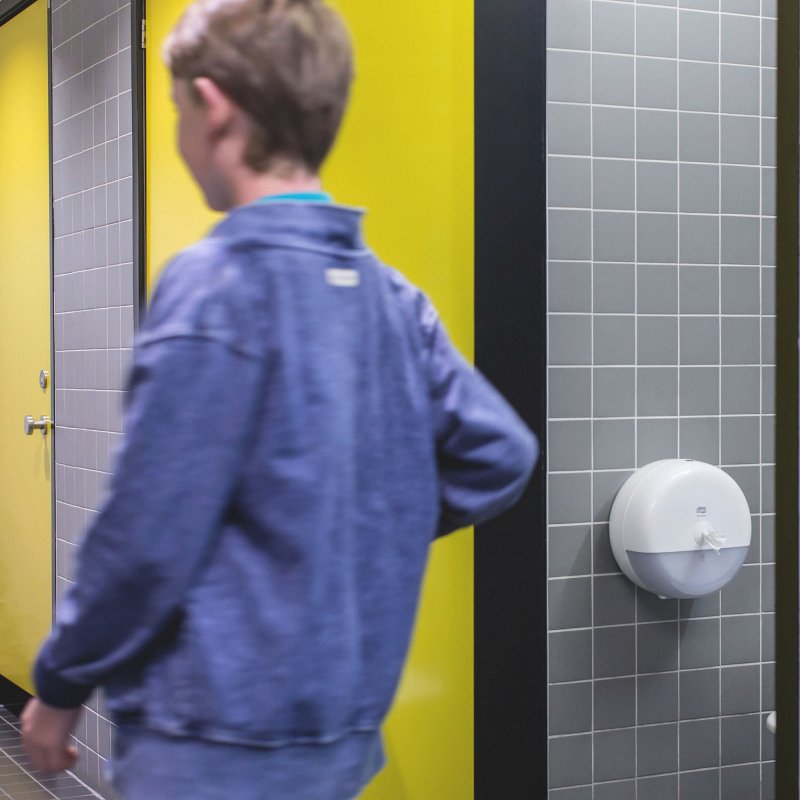 Distributeur papier toilette en rouleau Tork SmartOne®T8 Blanc
