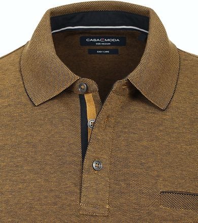 Casa Moda Polo Long Sleeves Geel 403478000-556 kopen