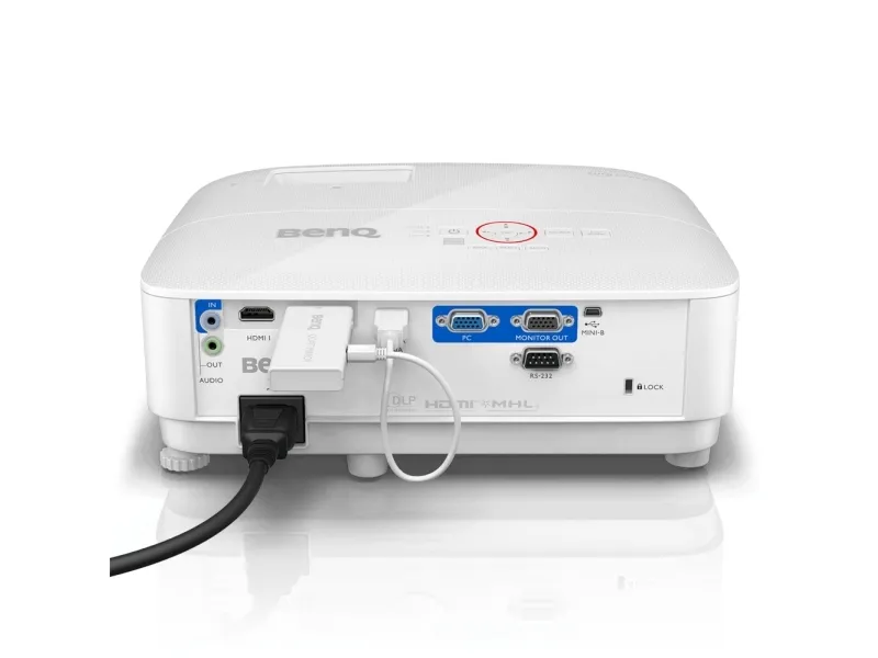 BenQ TH671ST - DLP-projektor - bærbar - 3D - 3000 ANSI lumens - Full HD (1920 x 1080) - 16:9 - 1080p - kort kast fikseret objektiv