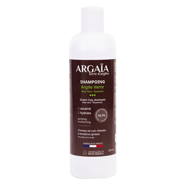 Argaïa Shampoing Argile verte 250ml