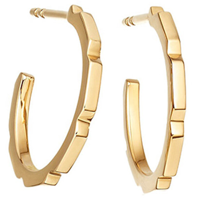 Boucles d'oreilles Marie - Laiton doré à l'or fin 18k