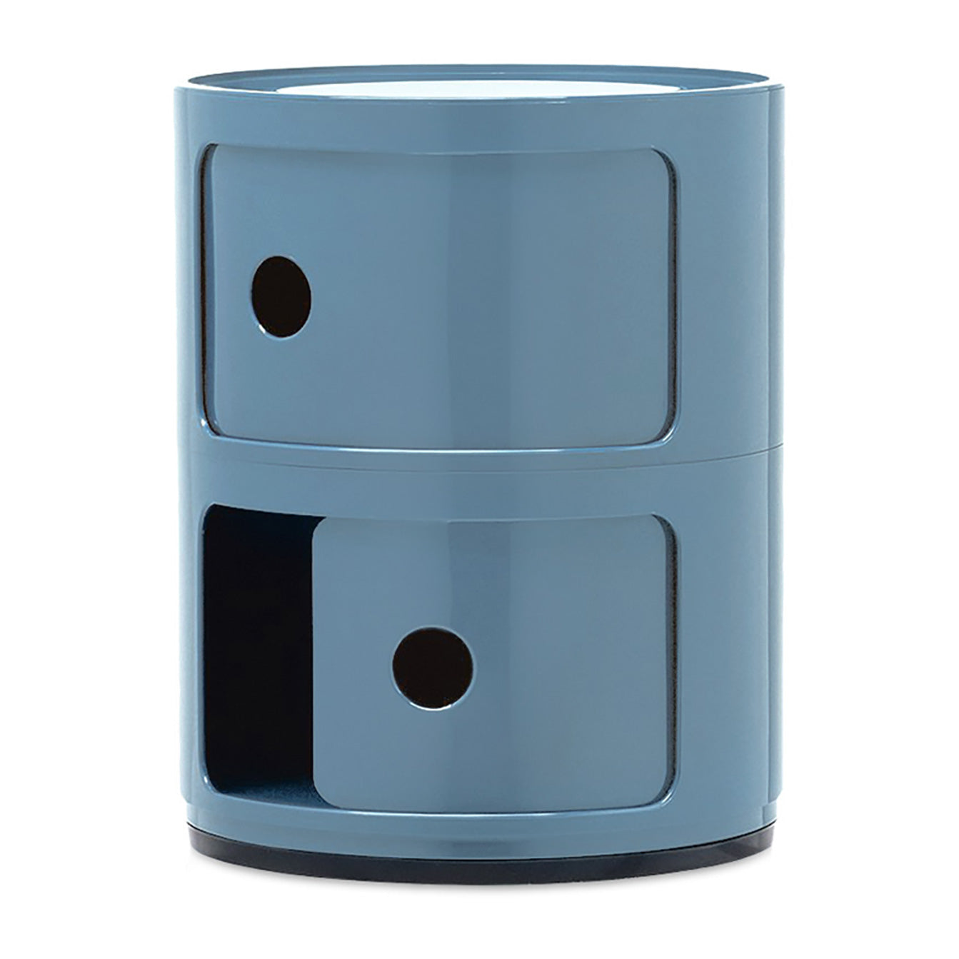 Kartell Componibili Kast Ã 32 cm - 2 Modules - Azuurblauw