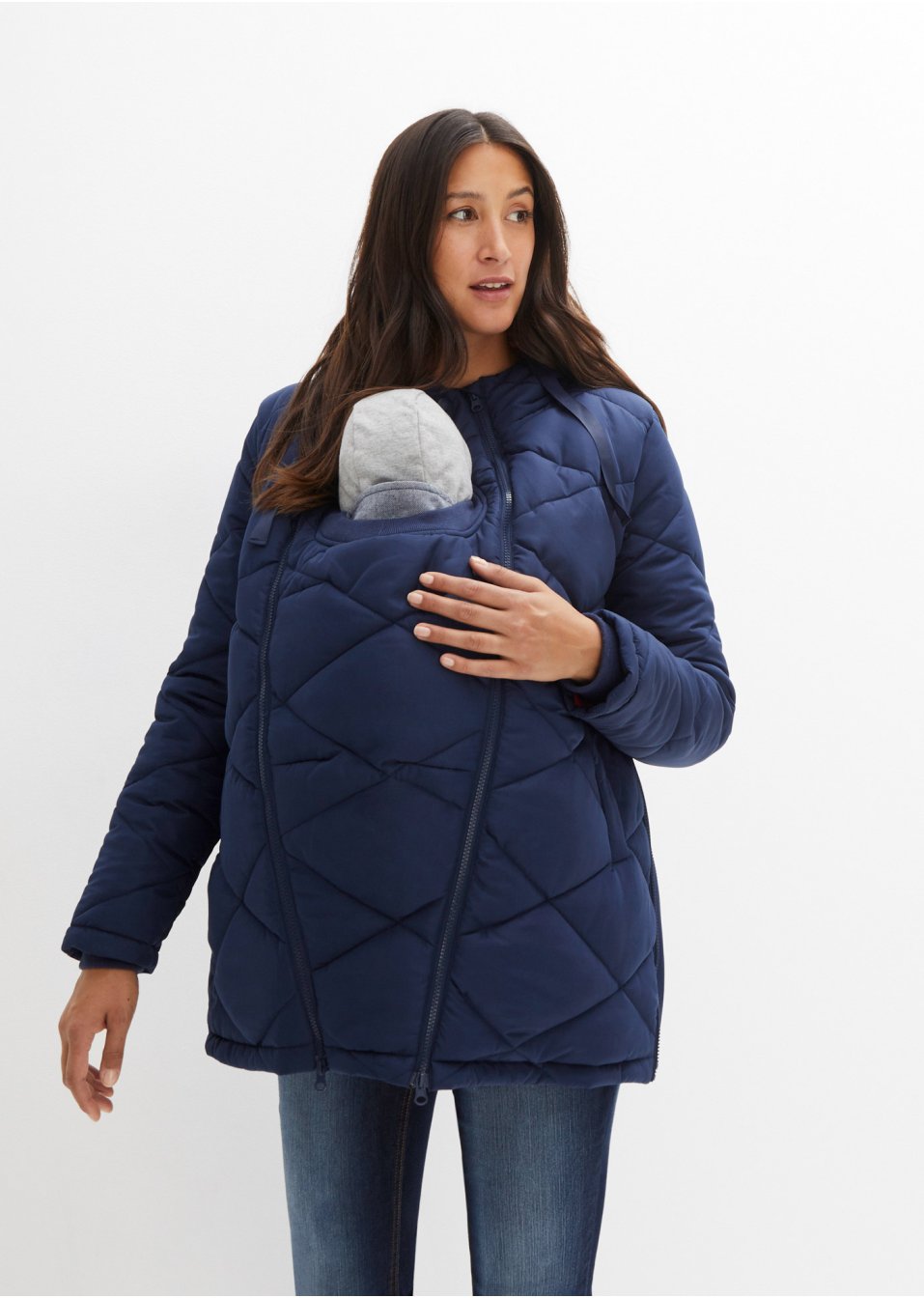 Veste matelassée de grossesse et de portage