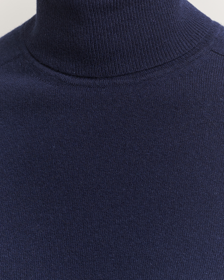 Altea Wool/Cashmere Rollneck Navy