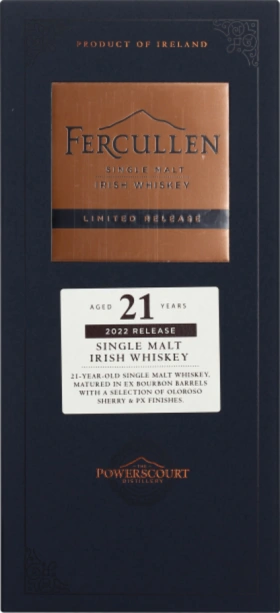FERCULLEN 21 YEARS SINGLE MALT 70CL