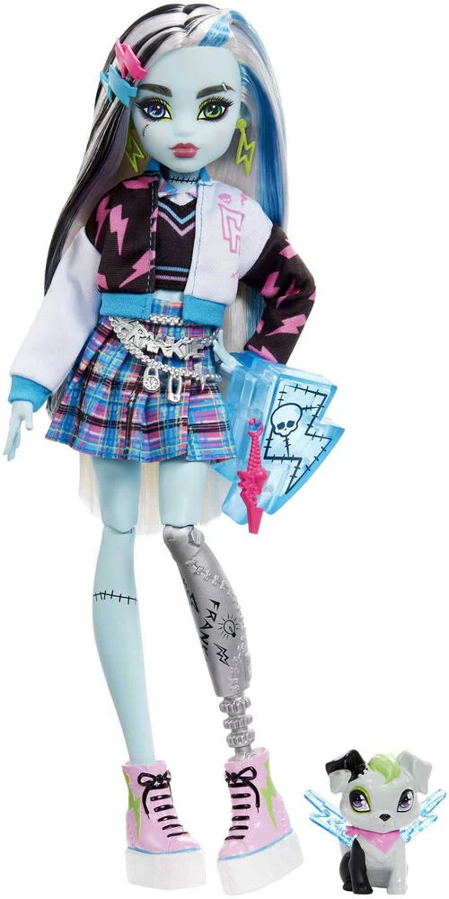 MONSTER HIGH -  POUPEE FRANKIE STEIN AVEC ANIMAL