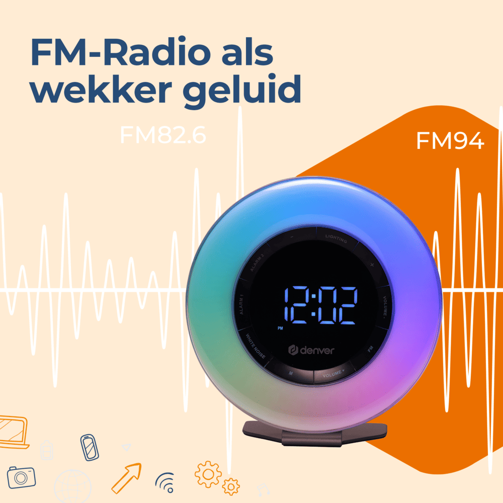 Denver CRL342 Wake Up Light wekkerradio