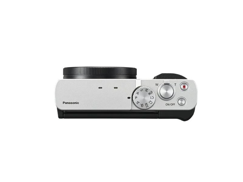 Panasonic Fotokamera DC-TZ99 Silber Kompakte, leistungsstarke Reise-Zoomkamera