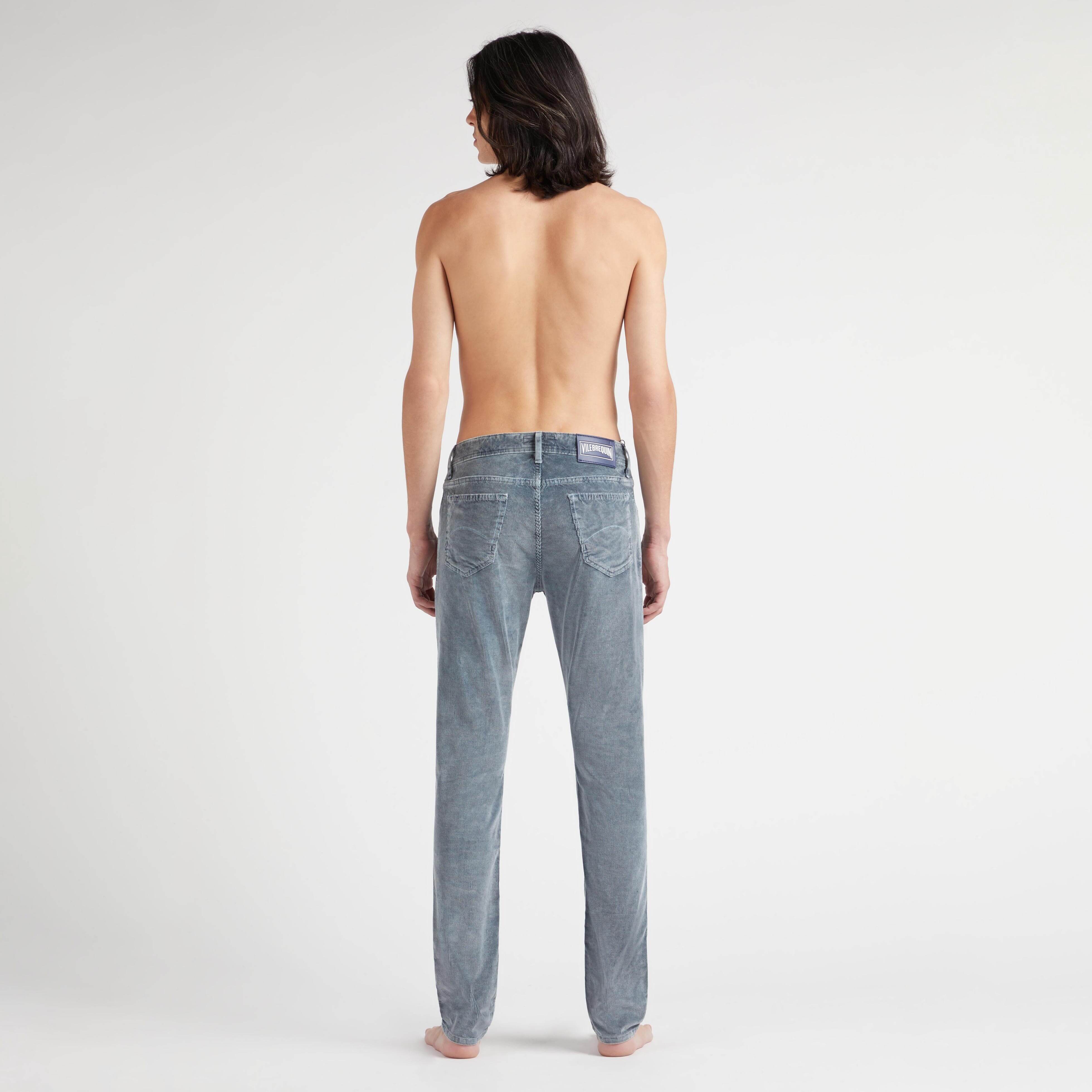Pantalon en Velours Côtelé 5 Poches Homme 1500 Raies