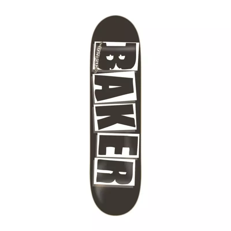 Plateau skate BAKER brand logo blk wht 8.0 x 31.5