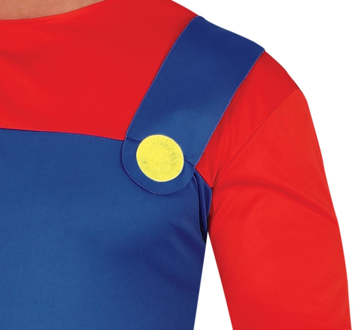 Super Mario Kostuum Rood Blauw Heren