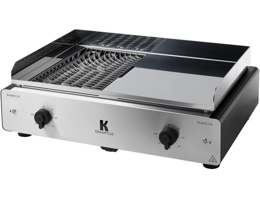 KRAMPOUZ - Plancha Duo K - 2 en 1 Barbecue et Plancha Inox