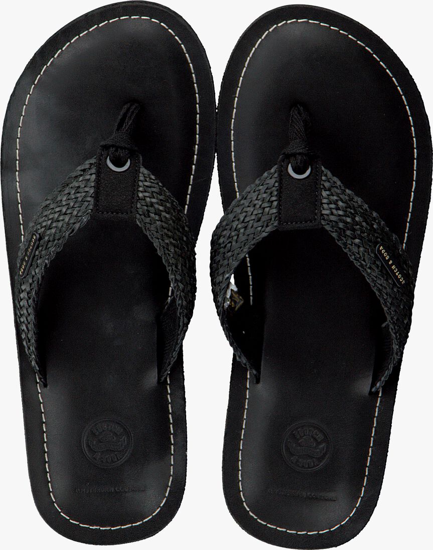 SCOTCH & SODA zwarte scotch & soda slippers cadelli