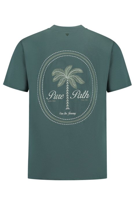Pure Path groene heren t-shirt