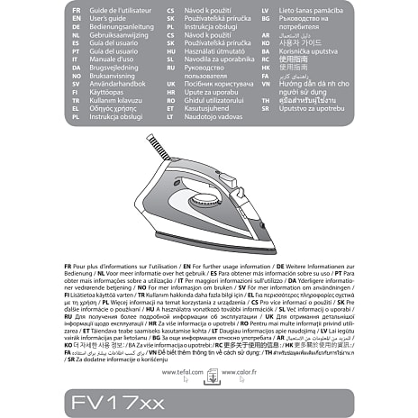 Tefal Virtuo FV1712E0 dampstrygejern