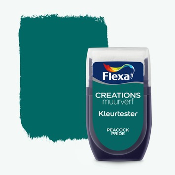 Flexa Creations muurverf Kleurtester Peacock Pride mat 30ml