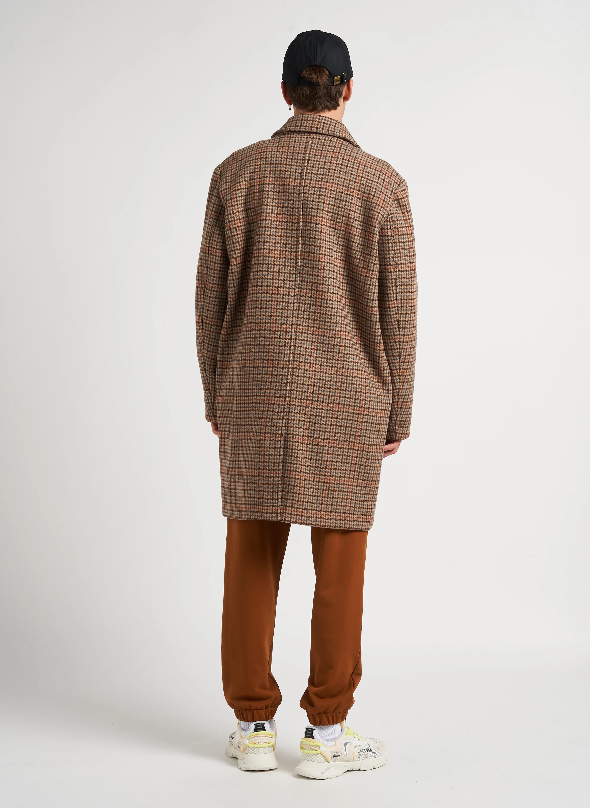 ARCHIVE - Manteau col classique en laine mélangée| Bleu