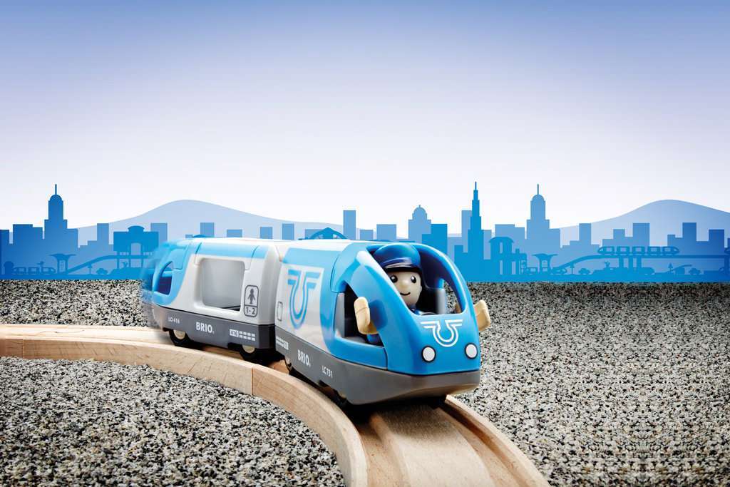 BRIO Spiel Blauer Reisezug