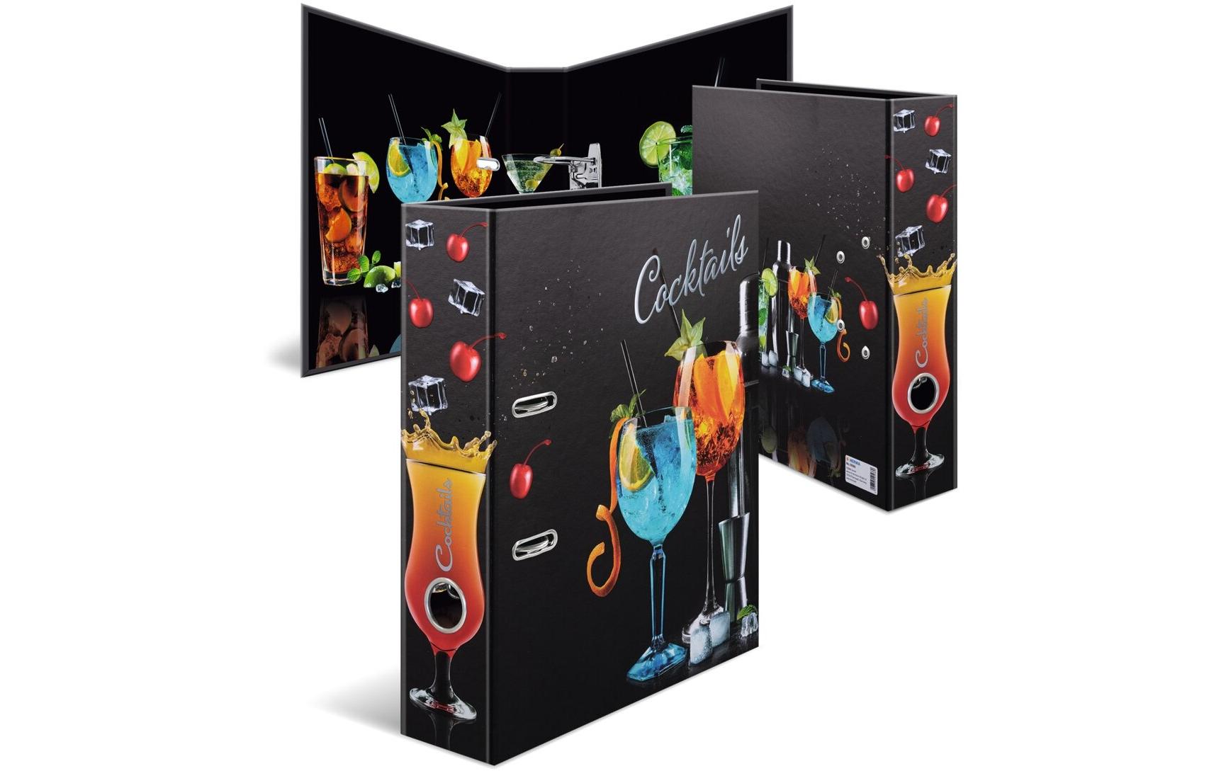 Ordner Cocktails A4, 7 cmMotivordner