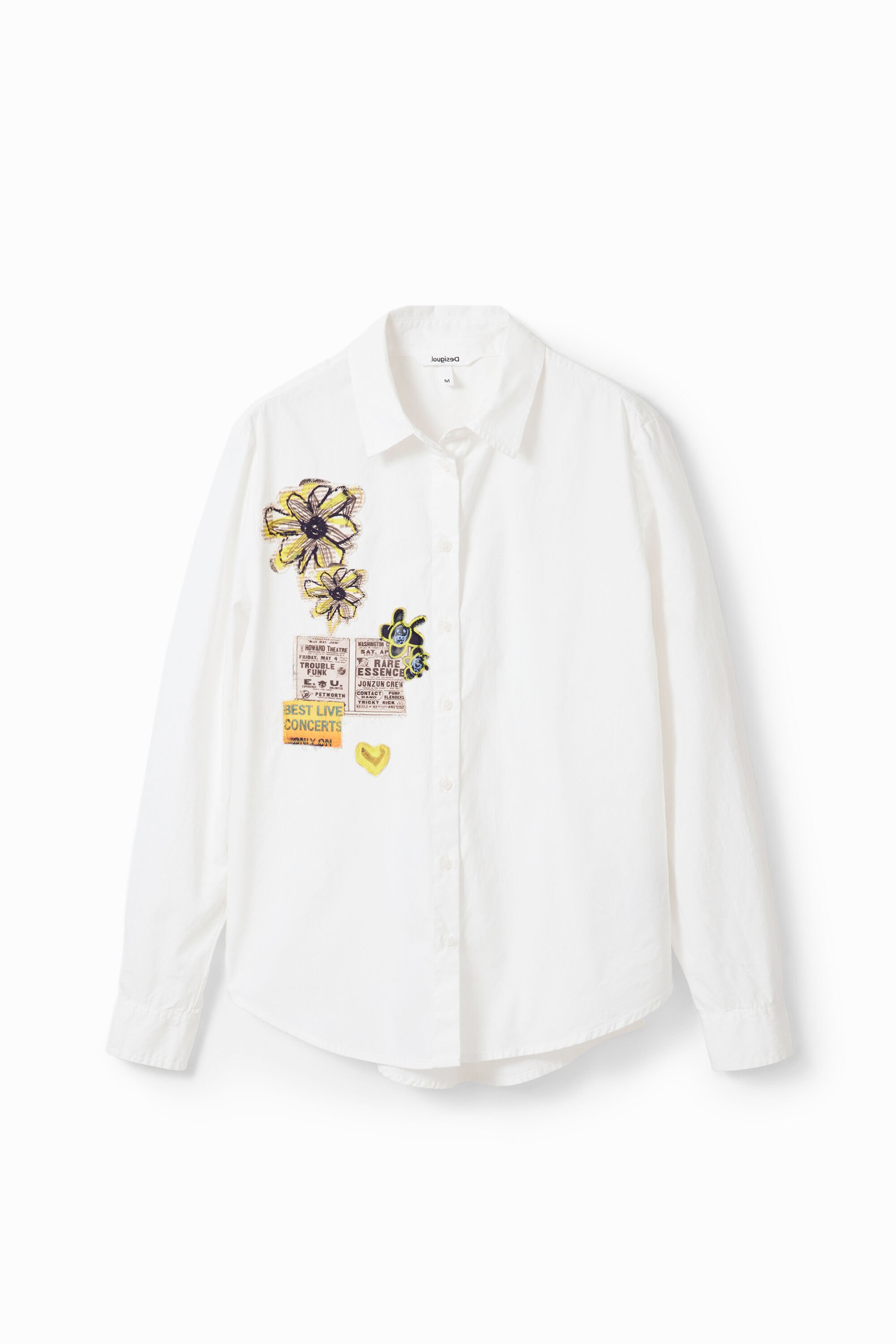 Chemise patchs journal