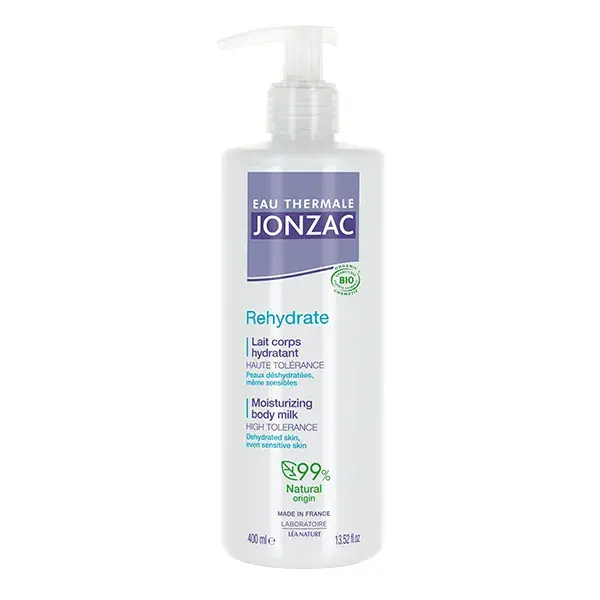 Loção Corporal Reidratante Orgânica Jonzac Thermal Spring Water Rehydrate 400ml