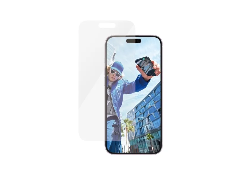 PanzerGlass - Skærmbeskytter for mobiltelefon - klassisk pasform - glas - for Apple iPhone 15 Plus, 16 Plus