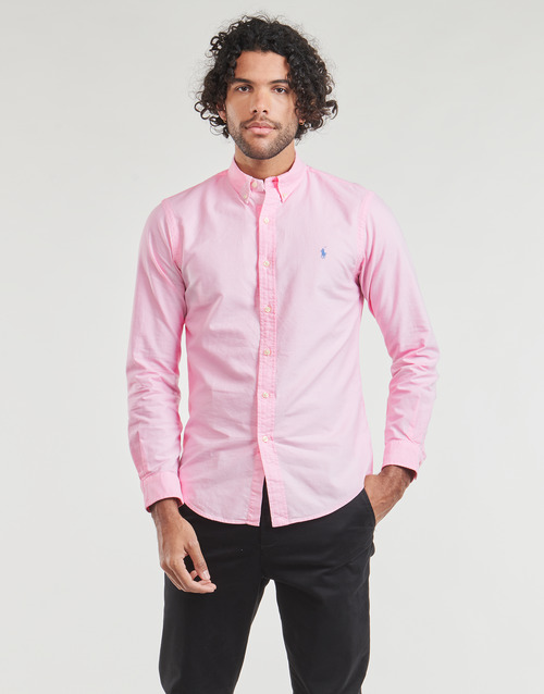 Polo Ralph Lauren - CHEMISE AJUSTEE SLIM FIT EN OXFORD LEGER Rosa / Carmel / Pink
