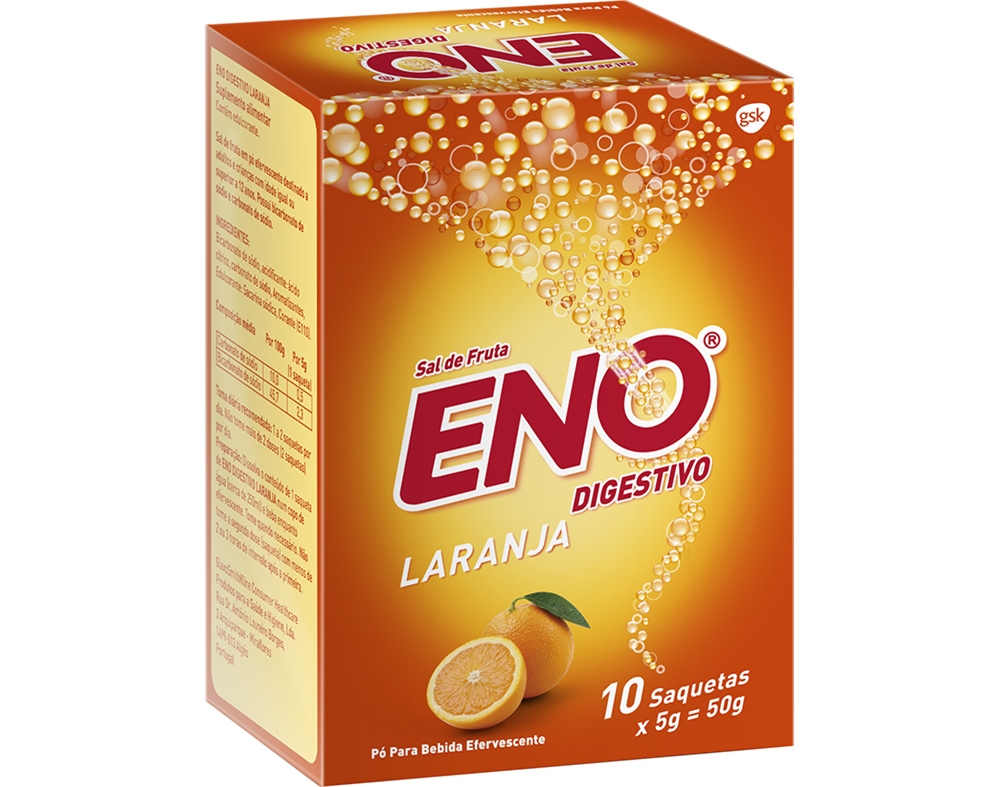 Sais de Fruto Saquetas Laranja Eno 10 un