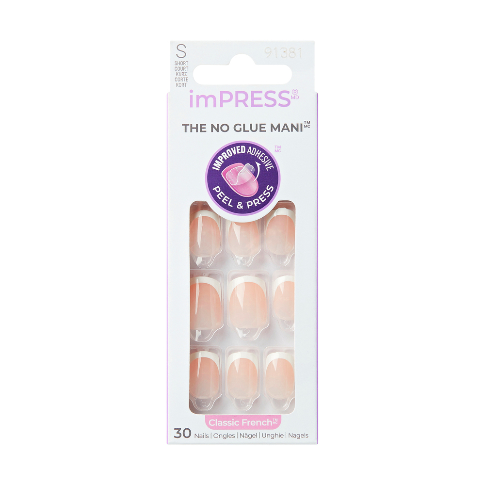 Kiss imPRESS Nails Classic French Model
