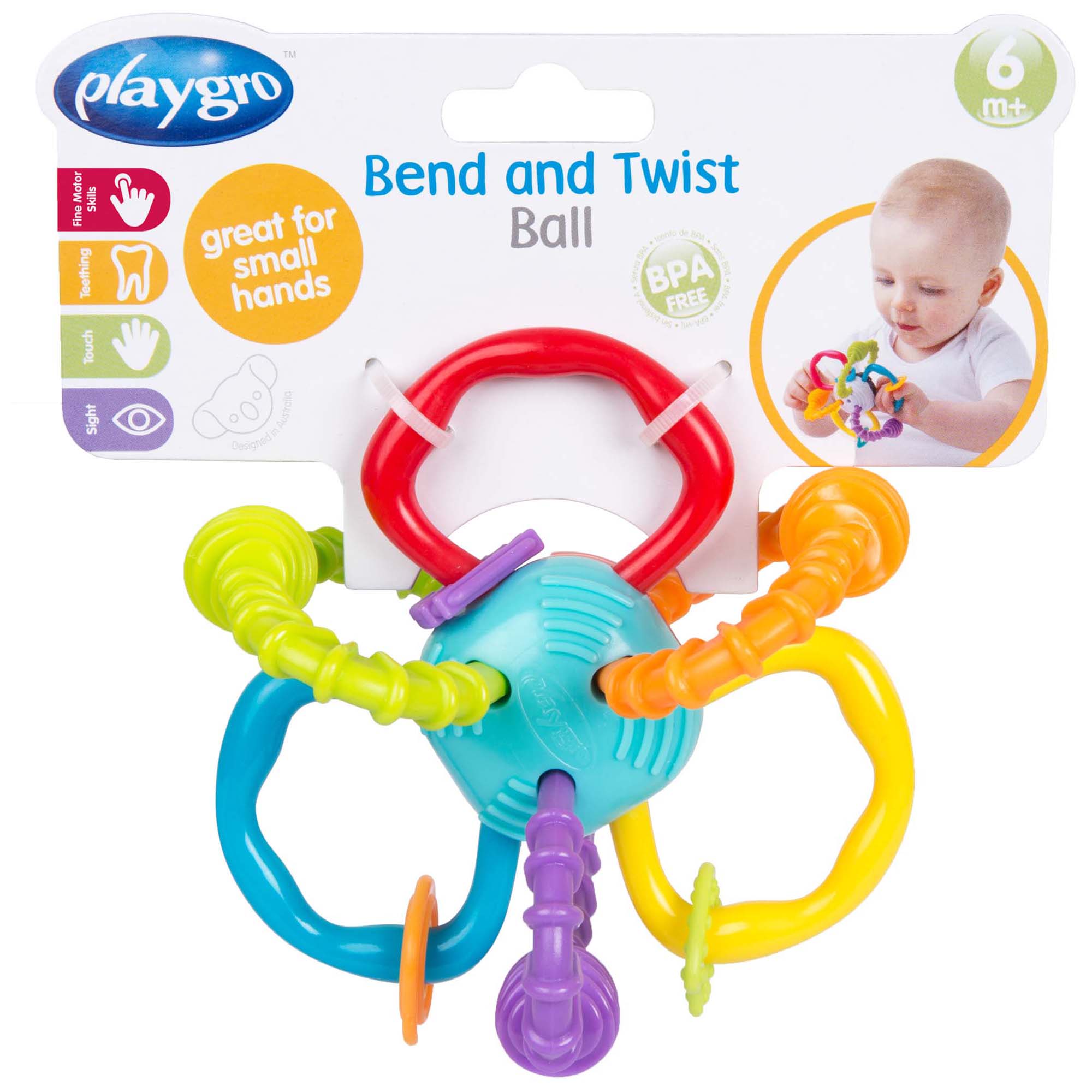 Playgro Bend & Twist ball multi